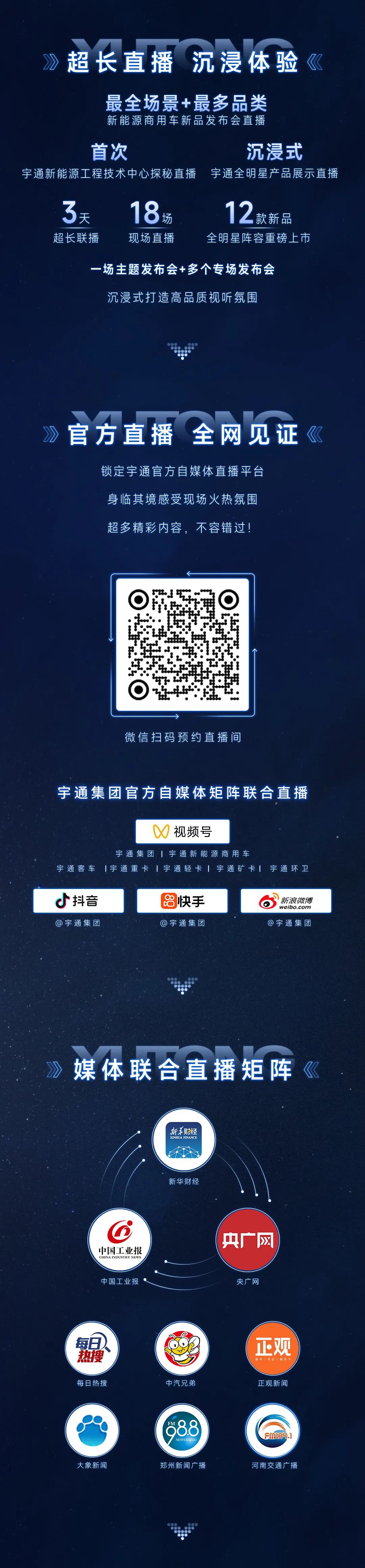 三天聯(lián)播！大咖云集！宇通全系新品上新，3月28日見！