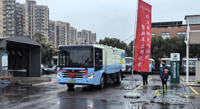 亮相申城！宇通新能源環(huán)衛(wèi)車批量交付上海